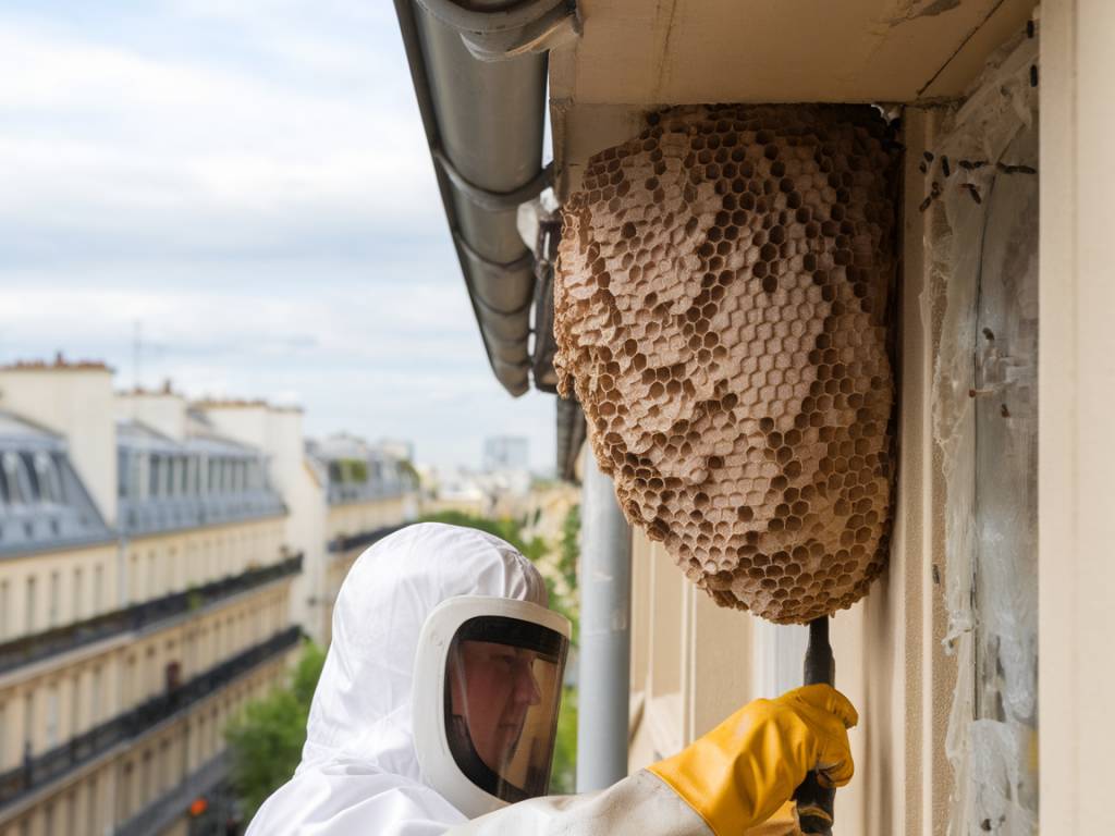 Destruction nid de guêpes à Paris : comment intervenir en toute sécurité